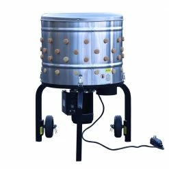 1.2 HP Stainless Steel Chicken Plucker by ROOTS & HARVEST