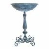 Orian Mossy Blue Iron Round Birdbath by SAFAVIEH