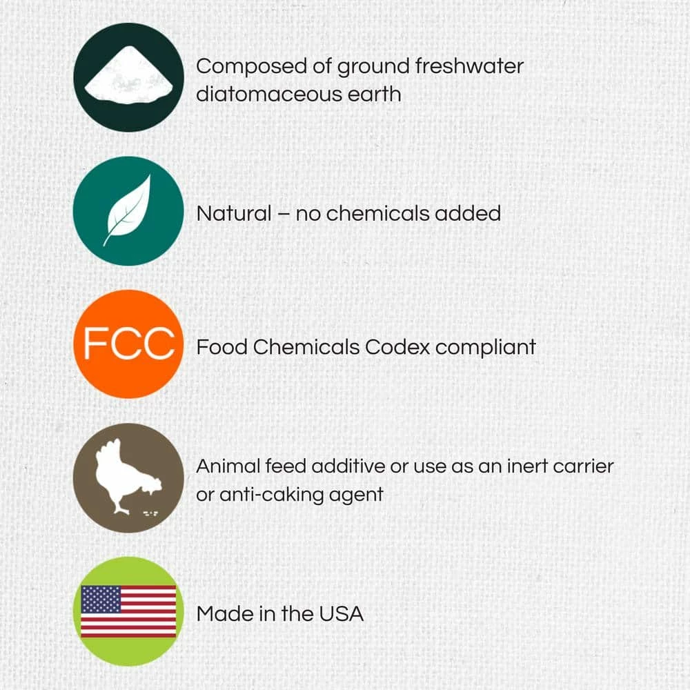 4 lb. Diatomaceous Earth Food Grade Animal Feed Additive by Safer Brand 2 4 lb. Diatomaceous Earth Food Grade Animal Feed Additive by Safer Brand - Image 2