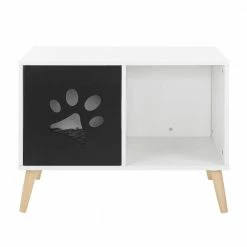 Convertible 22 in. Black and White Cat Tree End Table by Sam's Pets -Cheap Bird & Wildlife Supplies Store sam s pets cat trees scratch posts sp ct1265bw 44 1000