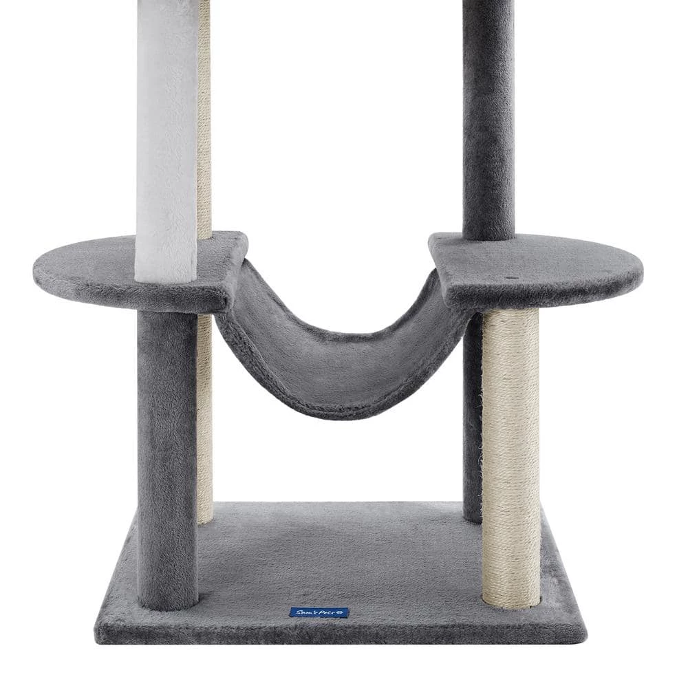 Submarine 60 in. Gray Hard Box Cat Tree by Sam's Pets 8 Submarine 60 in. Gray Hard Box Cat Tree by Sam's Pets - Image 8