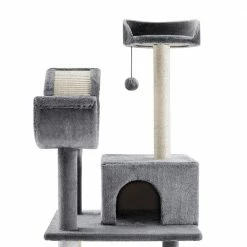 Submarine 60 in. Gray Hard Box Cat Tree by Sam's Pets 17 Submarine 60 in. Gray Hard Box Cat Tree by Sam's Pets -Cheap Bird & Wildlife Supplies Store sam s pets cat trees scratch posts sp ct1284gy 4f 1000