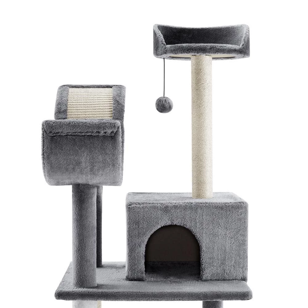 Submarine 60 in. Gray Hard Box Cat Tree by Sam's Pets 7 Submarine 60 in. Gray Hard Box Cat Tree by Sam's Pets - Image 7