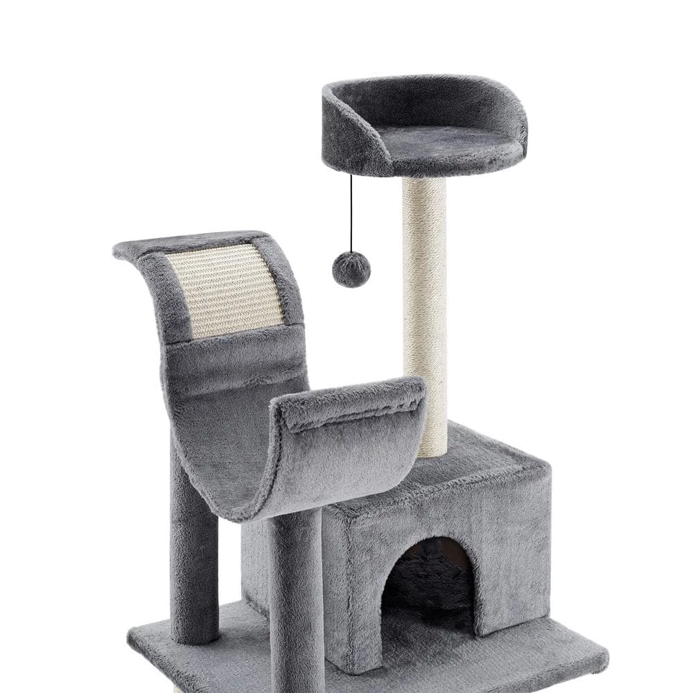 Submarine 60 in. Gray Hard Box Cat Tree by Sam's Pets 6 Submarine 60 in. Gray Hard Box Cat Tree by Sam's Pets - Image 6
