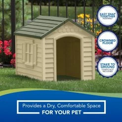 27 in. W x 35 in. D x 29.5 in. H Dog House by Unbranded -Cheap Bird & Wildlife Supplies Store sand dog houses dh250 4f 1000