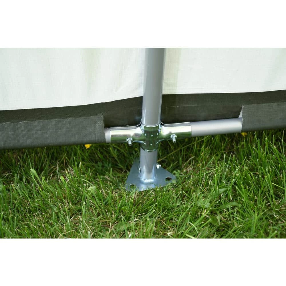 8 ft. W x 10 ft. D x 5 ft. H Small Round Livestock Portable Shelter with Waterproof UV Protecting Fabric by ShelterLogic 3 8 ft. W x 10 ft. D x 5 ft. H Small Round Livestock Portable Shelter with Waterproof UV Protecting Fabric by ShelterLogic - Image 3