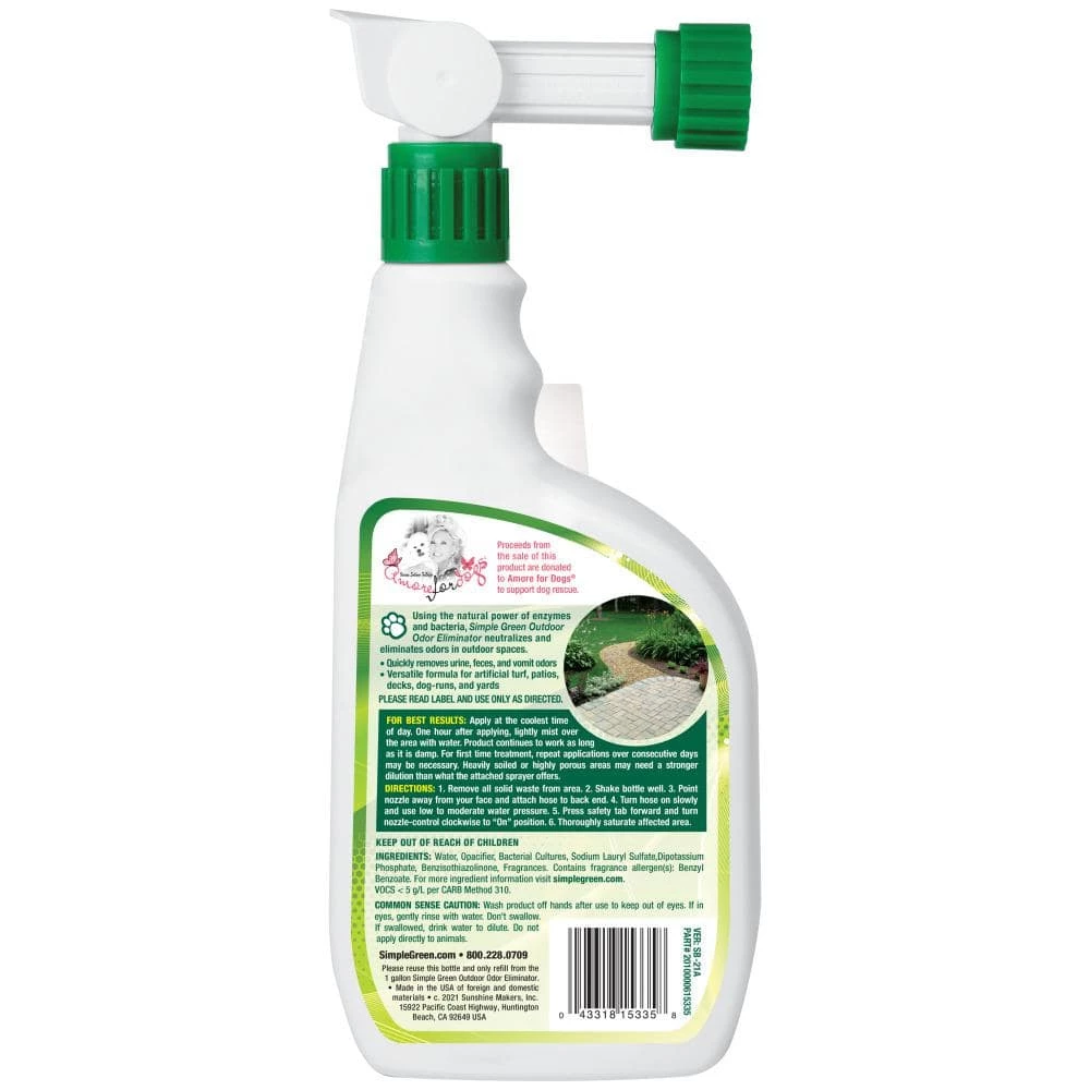 32 oz. Outdoor Odor Eliminator by Simple Green 2 32 oz. Outdoor Odor Eliminator by Simple Green - Image 2