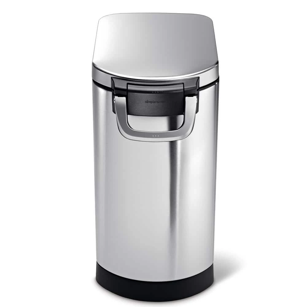 Large Pet Food Storage Can in Fingerprint-Proof Brushed Stainless Steel by simplehuman 6 Large Pet Food Storage Can in Fingerprint-Proof Brushed Stainless Steel by simplehuman - Image 6