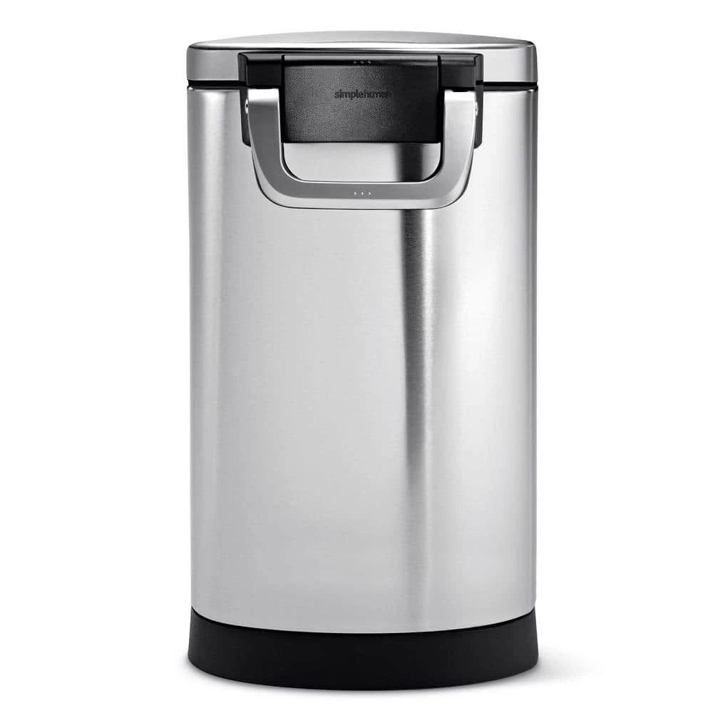 Medium Pet Food Storage Can in Fingerprint-Proof Brushed Stainless Steel by simplehuman 3 Medium Pet Food Storage Can in Fingerprint-Proof Brushed Stainless Steel by simplehuman - Image 3