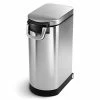 X-Large Brushed Stainless Steel in Fingerprint-Proof Pet Food Storage Can by simplehuman