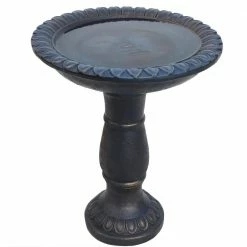 Façade du Soleil Reinforced Concrete Bird Bath 26 in. by Sunnydaze Decor -Cheap Bird & Wildlife Supplies Store sunnydaze decor bird bath fountains fwd 495 1f 1000