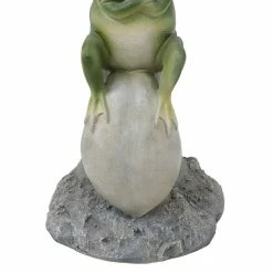 Polyresin Brooding Frog on Stone Outdoor Garden Bird Bath by Sunnydaze Decor 13 Polyresin Brooding Frog on Stone Outdoor Garden Bird Bath by Sunnydaze Decor -Cheap Bird & Wildlife Supplies Store sunnydaze decor bird bath fountains wnc 796 1d 1000