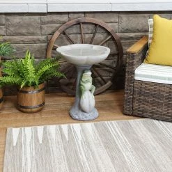 Polyresin Brooding Frog on Stone Outdoor Garden Bird Bath by Sunnydaze Decor 18 Polyresin Brooding Frog on Stone Outdoor Garden Bird Bath by Sunnydaze Decor -Cheap Bird & Wildlife Supplies Store sunnydaze decor bird bath fountains wnc 796 44 1000