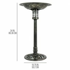 Beacon Point Solar Lighted Bird Bath in Brushed Bronze by SunRay 14 Beacon Point Solar Lighted Bird Bath in Brushed Bronze by SunRay -Cheap Bird & Wildlife Supplies Store sunray accessories 841010 fa 1000