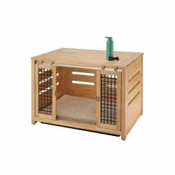 40 in. Pet Crate Accent Table - Natural by TRINITY -Cheap Bird & Wildlife Supplies Store trinity dog crates crate pads tsklna 3401 1f 1000