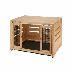 40 in. Pet Crate Accent Table - Natural by TRINITY