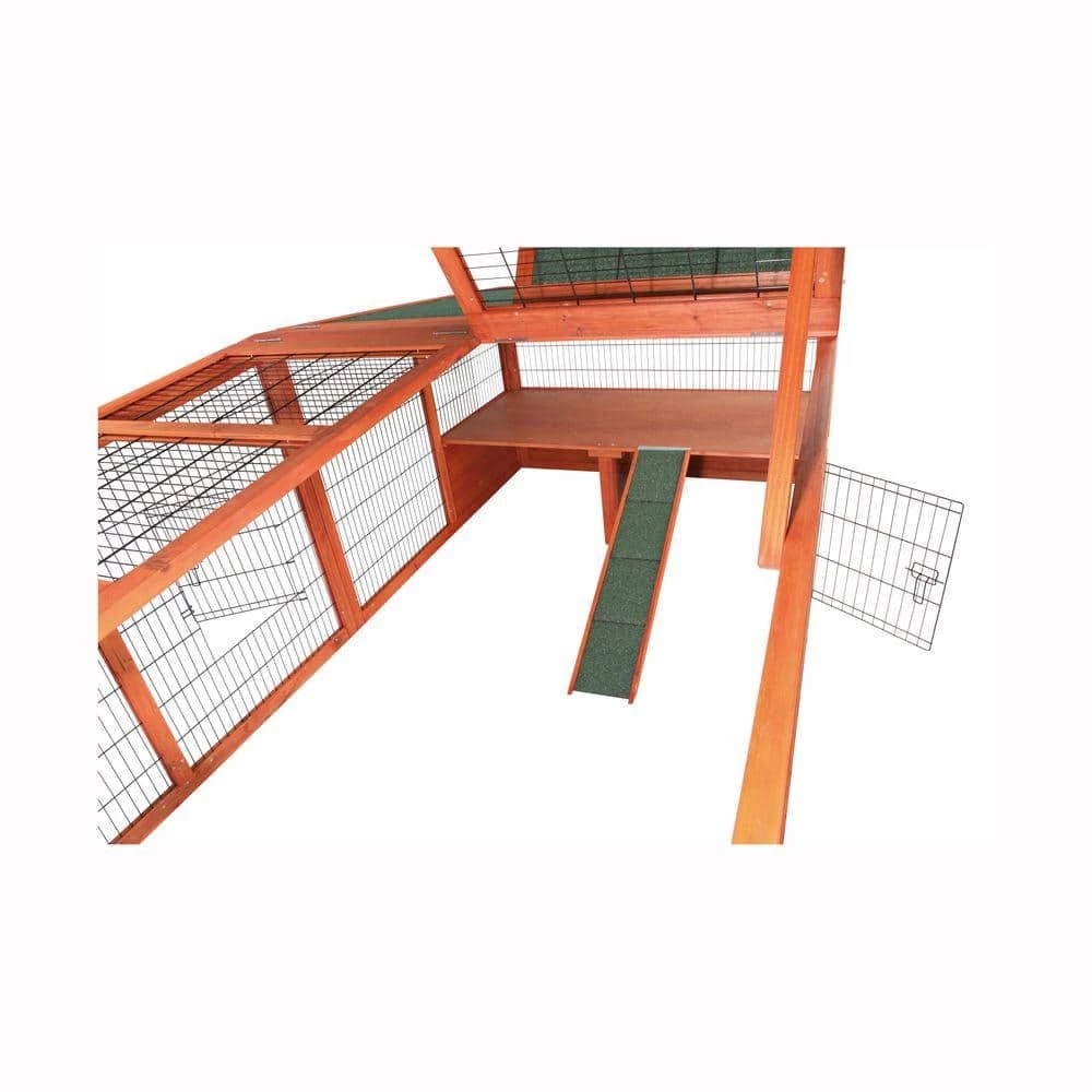 7.9 ft. x 3.8 ft. x 2.6 ft. Extra-Large Outdoor Enclosure with Mesh Cover Run by TRIXIE 3 7.9 ft. x 3.8 ft. x 2.6 ft. Extra-Large Outdoor Enclosure with Mesh Cover Run by TRIXIE - Image 3