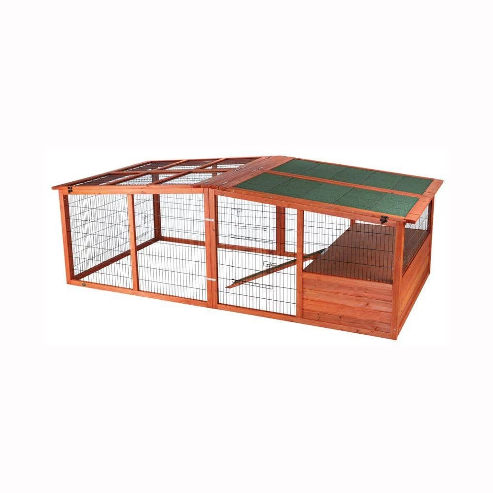 7.9 ft. x 3.8 ft. x 2.6 ft. Extra-Large Outdoor Enclosure with Mesh Cover Run by TRIXIE 1 7.9 ft. x 3.8 ft. x 2.6 ft. Extra-Large Outdoor Enclosure with Mesh Cover Run by TRIXIE