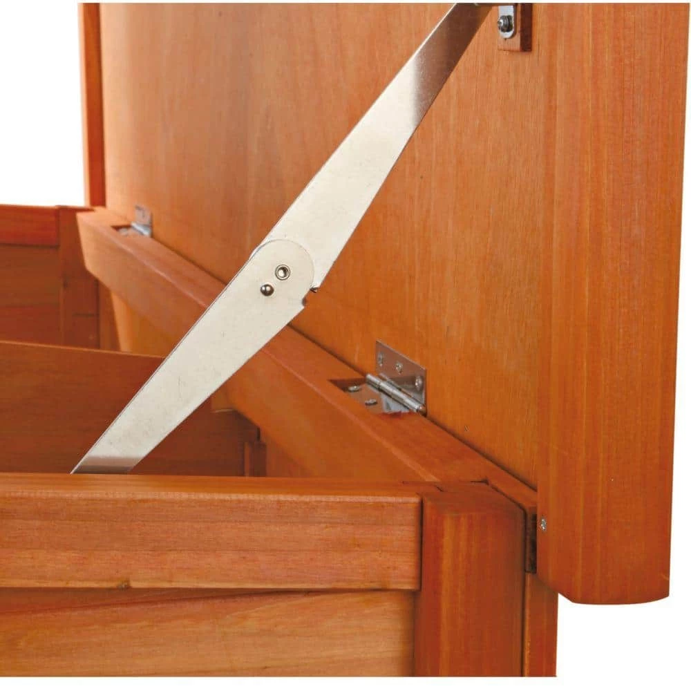 4 ft. x 2 ft. x 3 ft. Rabbit Hutch with Sloped Roof by TRIXIE 5 4 ft. x 2 ft. x 3 ft. Rabbit Hutch with Sloped Roof by TRIXIE - Image 5