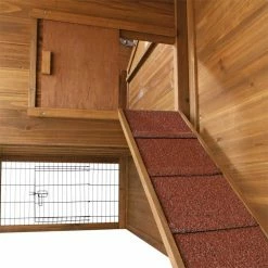 4.9 ft. x 2.6 ft. x 3.5 ft. Rabbit Enclosure with a View Hutch by TRIXIE -Cheap Bird & Wildlife Supplies Store trixie beds cages 62335 4f 1000