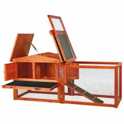5.1 ft. x 1.7 ft. x 2.3 ft. Extra-Small Rabbit Enclosure with Outdoor Run Hutch by TRIXIE 7 5.1 ft. x 1.7 ft. x 2.3 ft. Extra-Small Rabbit Enclosure with Outdoor Run Hutch by TRIXIE -Cheap Bird & Wildlife Supplies Store trixie beds cages 62339 4f 1000