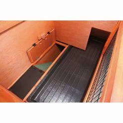 3.8 ft. x 2.1 ft. x 3.7 ft. 2-in-1 Rabbit Enclosure with Insulation Hutch by TRIXIE -Cheap Bird & Wildlife Supplies Store trixie beds cages 62404 4f 1000