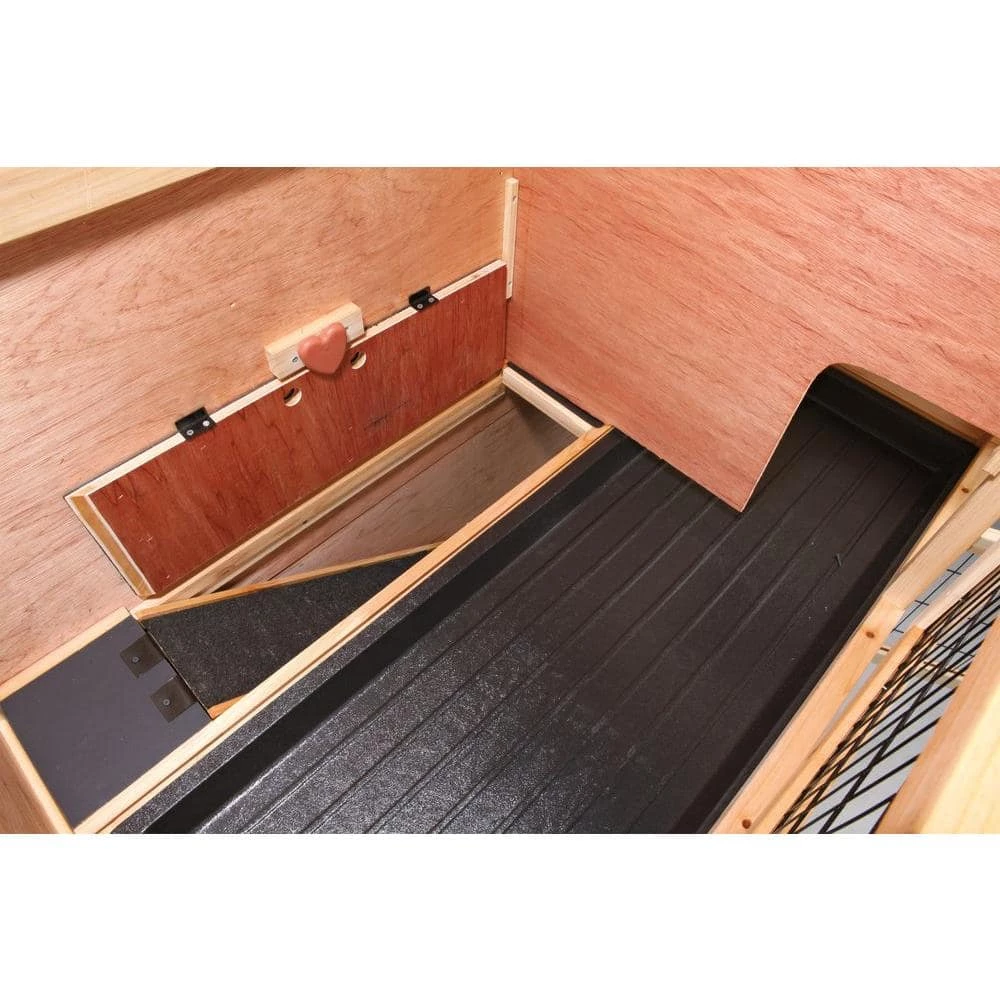 3.75 ft. x 2 ft. x 3.5 ft. Medium 2-Story Rabbit Hutch by TRIXIE 4 3.75 ft. x 2 ft. x 3.5 ft. Medium 2-Story Rabbit Hutch by TRIXIE - Image 4