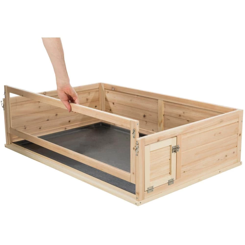 Small Animal Indoor Run with a View, For Rabbits, Hamsters, Turtles by TRIXIE 2 Small Animal Indoor Run with a View, For Rabbits, Hamsters, Turtles by TRIXIE - Image 2