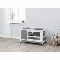 Natura Indoor Rabbit Hutch S Gray by TRIXIE -Cheap Bird & Wildlife Supplies Store trixie beds cages 64014 44 1000