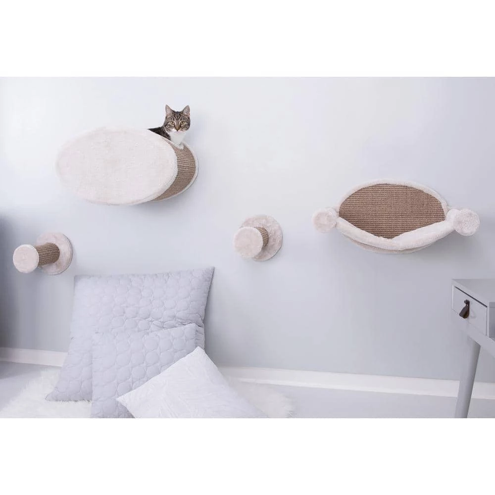 Brown Wall Mount Cat Playground and Condo by TRIXIE 1 Brown Wall Mount Cat Playground and Condo by TRIXIE