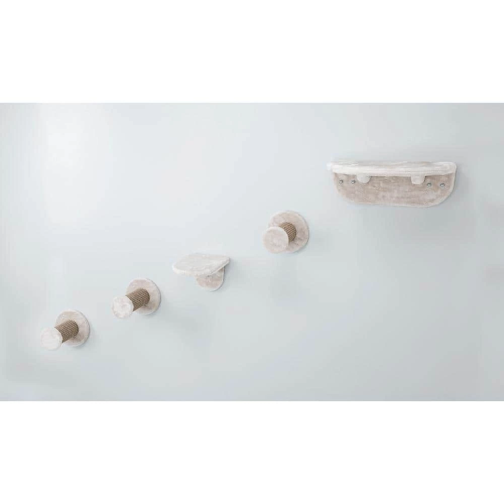 Brown Wall Mount Cat Playground by TRIXIE 1 Brown Wall Mount Cat Playground by TRIXIE