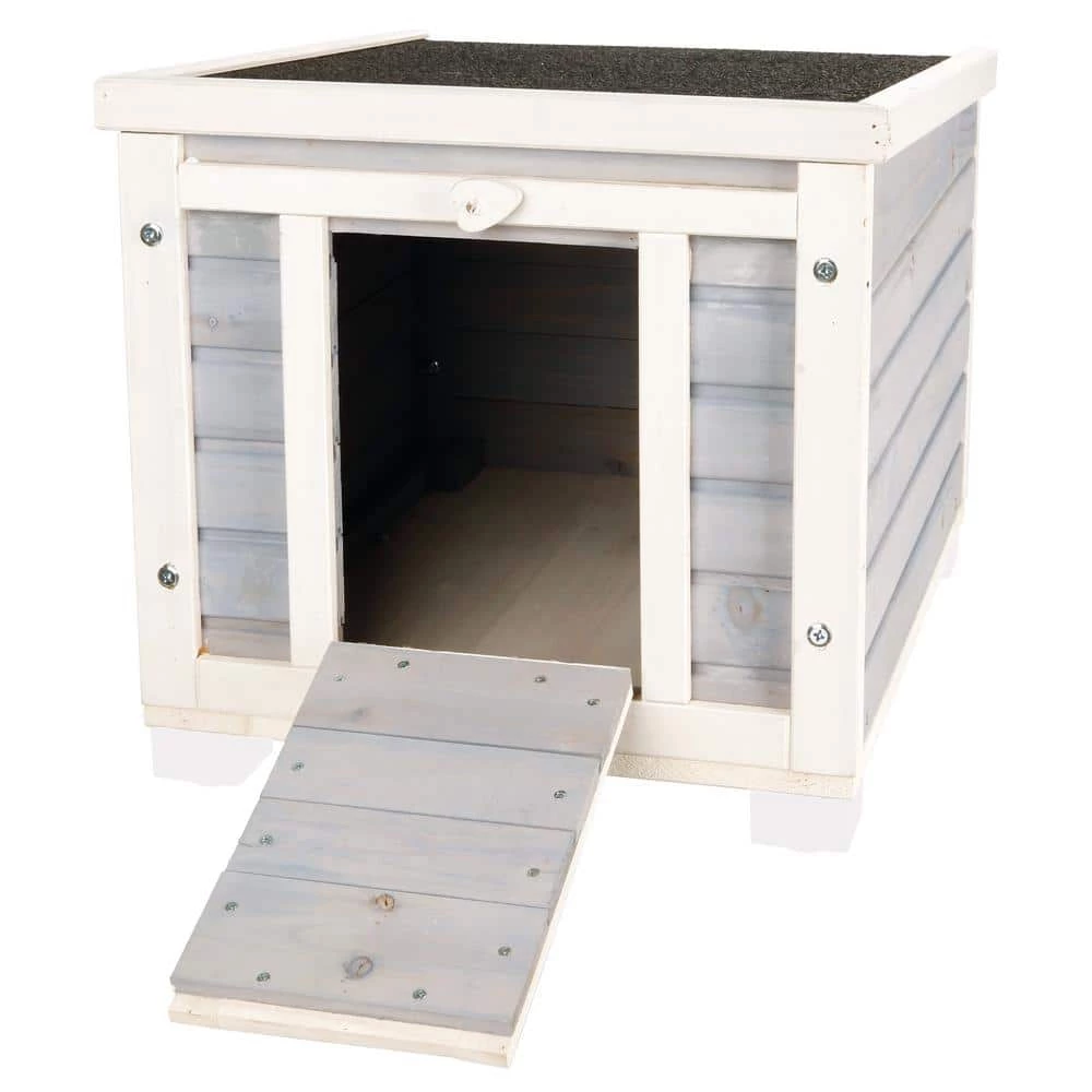 16.5 in. x 15.75 in. x 20 in. Wooden Patio Condo for Cats by TRIXIE 1 16.5 in. x 15.75 in. x 20 in. Wooden Patio Condo for Cats by TRIXIE