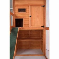 76.75 in. L x 37.25 in. W x 68.75 in. H Wooden Outdoor Cat Run by TRIXIE -Cheap Bird & Wildlife Supplies Store trixie cat houses 44096 44 1000