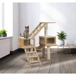 Beige Malaga Cat Playground by TRIXIE -Cheap Bird & Wildlife Supplies Store trixie cat trees scratch posts 43941 31 1000