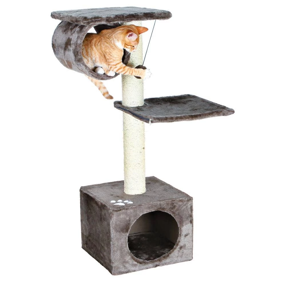 Dark Gray San Fernando Cat Tree by TRIXIE 2 Dark Gray San Fernando Cat Tree by TRIXIE - Image 2