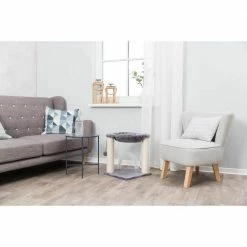 Gray Baza Scratching Post with Hammock by TRIXIE -Cheap Bird & Wildlife Supplies Store trixie cat trees scratch posts 44556 31 1000