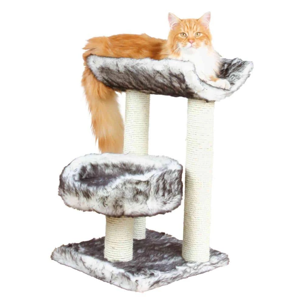 Black/White Isaba Scratching Post by TRIXIE 2 Black/White Isaba Scratching Post by TRIXIE - Image 2
