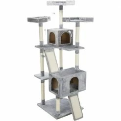 X-Large Gray Celeste Cat Tower by TRIXIE