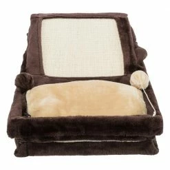 Brown/Beige Miguel Fold-and-Store Cat Tower by TRIXIE -Cheap Bird & Wildlife Supplies Store trixie cat trees scratch posts 44770 44 1000