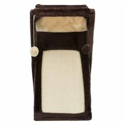 Brown/Beige Miguel Fold-and-Store Cat Tower by TRIXIE -Cheap Bird & Wildlife Supplies Store trixie cat trees scratch posts 44770 4f 1000