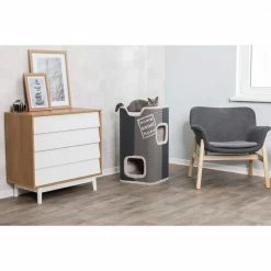 Jorge Cat Condo Tower by TRIXIE -Cheap Bird & Wildlife Supplies Store trixie cat trees scratch posts 44957 31 1000