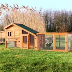 Outdoor Run with Mesh Cover by TRIXIE -Cheap Bird & Wildlife Supplies Store trixie chicken coops 55965 44 1000