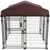 Deluxe Outdoor Dog Kennel with Cover, Medium by TRIXIE