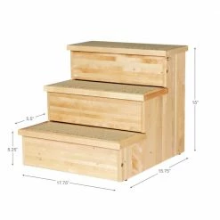 Natural Birch Wooden Pet Stairs by TRIXIE -Cheap Bird & Wildlife Supplies Store trixie dog steps ramps 3943 1f 1000