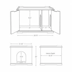 Wooden Pet House XL and Litter Box by TRIXIE 7 Wooden Pet House XL and Litter Box by TRIXIE -Cheap Bird & Wildlife Supplies Store trixie litter boxes houses 40233 44 1000