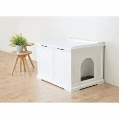 Wooden Pet House XL and Litter Box by TRIXIE