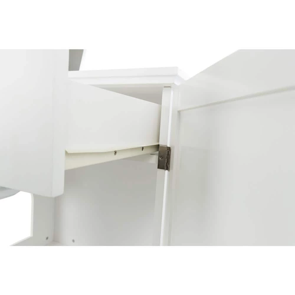 XL Wooden Litter Box Enclosure with Drawer, White by TRIXIE 4 XL Wooden Litter Box Enclosure with Drawer, White by TRIXIE - Image 4