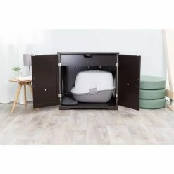 XL Wooden Litter Box Enclosure with Drawer, Brown by TRIXIE 9 XL Wooden Litter Box Enclosure with Drawer, Brown by TRIXIE -Cheap Bird & Wildlife Supplies Store trixie litter boxes houses 40238 31 1000