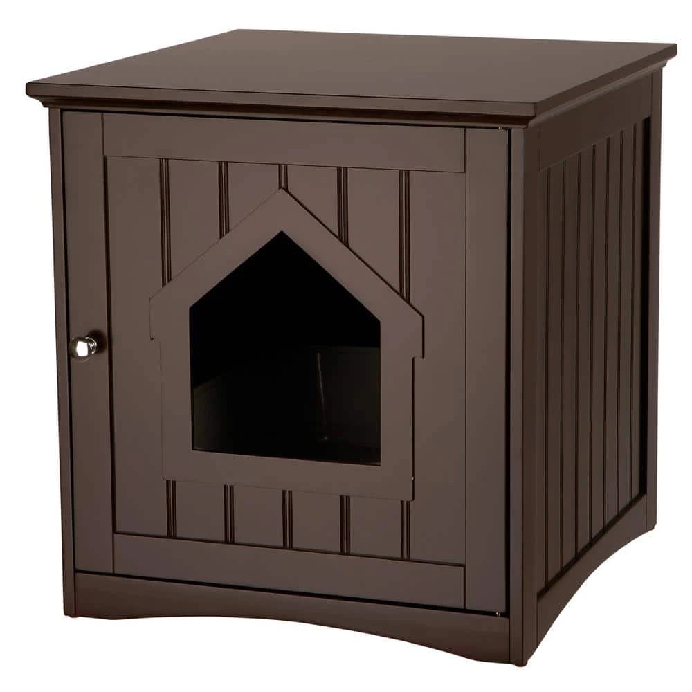 19.25 in. x 20 in. x 20 in. Wooden Pet House and Litter Box by TRIXIE 1 19.25 in. x 20 in. x 20 in. Wooden Pet House and Litter Box by TRIXIE