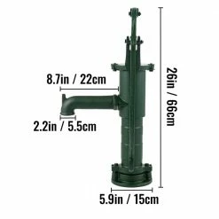 Hand Water Pump 15.7 in. x 9.4 in. x 51.6 in. Cast Iron Pitcher Pump 26 in. Pump Stand For Yard Ponds Garden, Green by VEVOR 14 Hand Water Pump 15.7 in. x 9.4 in. x 51.6 in. Cast Iron Pitcher Pump 26 in. Pump Stand For Yard Ponds Garden, Green by VEVOR -Cheap Bird & Wildlife Supplies Store vevor accessories ylsfb1aauecl03enev0 76 1000